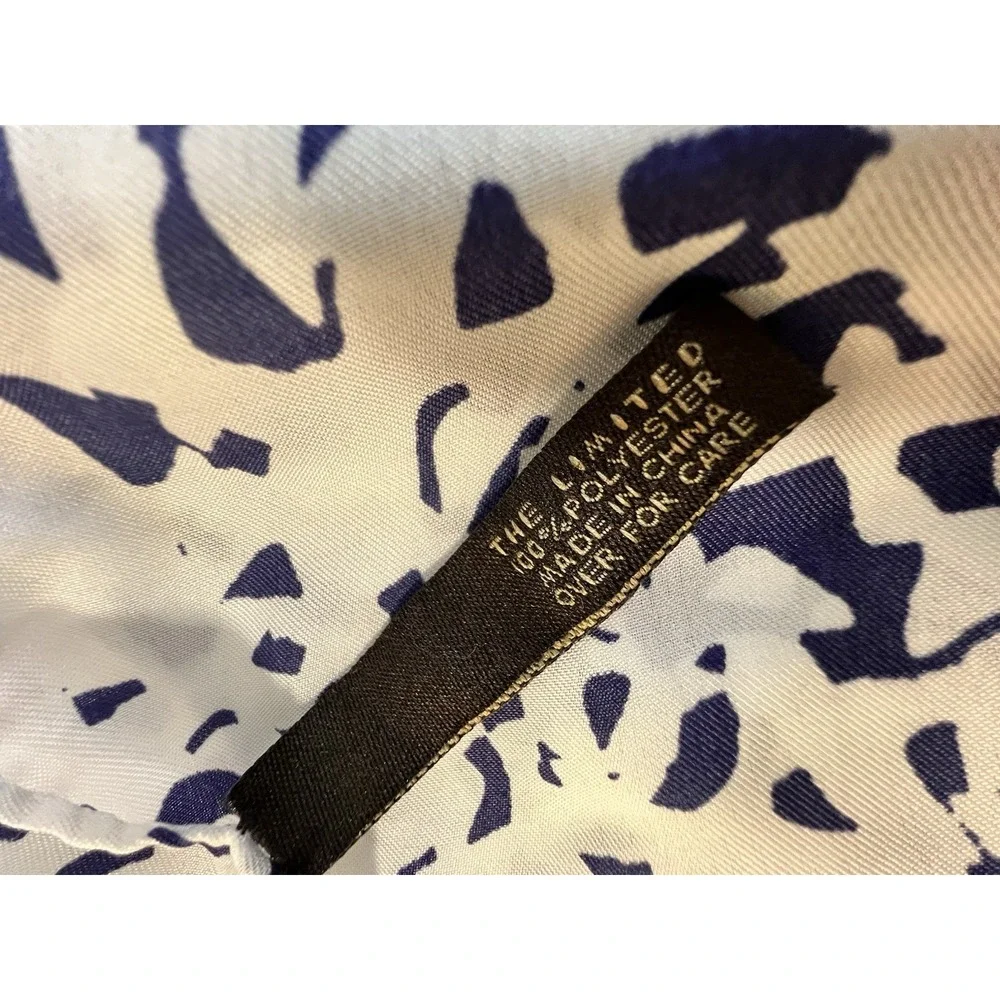 The Limited Scarf Polyester many pigeons flying Blue‎ White 40